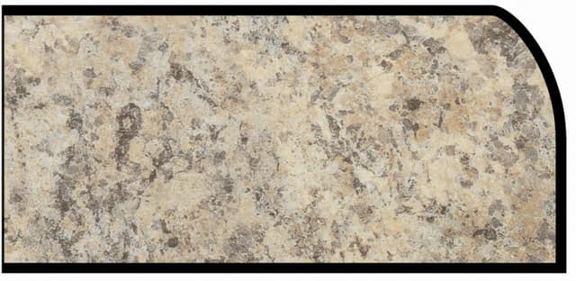 Formica Waterfall Profile High Pressure Laminate Ideal Edge Molding, Belmonte Granite 3496, Etchings Finish