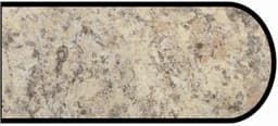 Formica IdealEdge 3496-46 Belmonte Granite Etchings Finish Bullnose Edge Molding, 1-1/2" H x 144" L