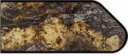 Formica IdealEdge 3467-RD Blue Storm Radiance Finish Ogee Edge Molding, 1-1/4" H x 144" L