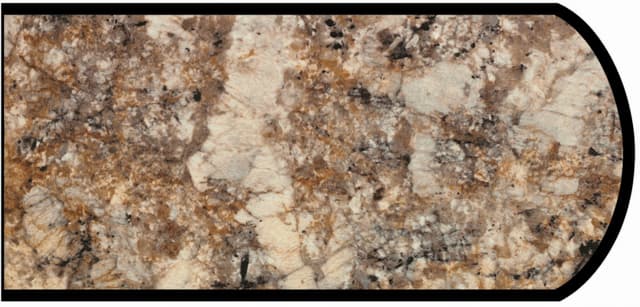 Formica Double Radius Profile High Pressure Laminate Ideal Edge Molding, Antique Mascarello 3466, Satin Touch Finish