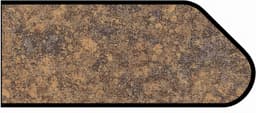 Formica IdealEdge 3446-RD Mineral Sepia Radiance Finish Ogee Edge Molding, 1-1/4" H x 144" L