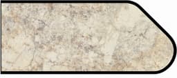 Formica IdealEdge 3422-RD Crema Mascarello Radiance Finish Ogee Edge Molding, 1-1/4" H x 144" L