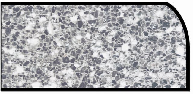 Formica Waterfall Profile High Pressure Laminate Ideal Edge Molding, Flint Crystal 3518, Etchings Finish