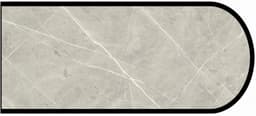 Formica IdealEdge 7402-11 Pietra Grafite Satin Touch Finish Bullnose Edge Molding, 1-1/2" H x 144" L