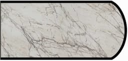 Formica IdealEdge 9536-ML Quartzite Bianco Monolith Finish Double Radius Edge Molding, 1-1/2" H x 144" L