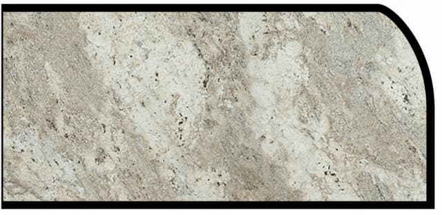 Formica Waterfall Profile High Pressure Laminate Ideal Edge Molding, Classic Crystal Granite 9284, Artisan Finish