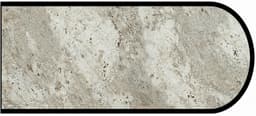 Formica IdealEdge 9284-43 Classic Crystal Granite Artisan Finish Bullnose Edge Molding, 1-1/2" H x 144" L