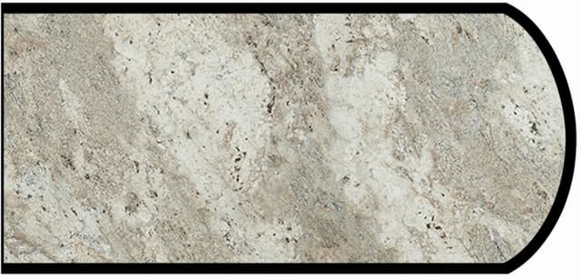 Formica Double Radius Profile High Pressure Laminate Ideal Edge Molding, Classic Crystal Granite 9284, Artisan Finish