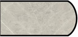 Formica IdealEdge 7402-11 Pietra Grafite Satin Touch Finish Double Radius Edge Molding, 1-1/2" H x 144" L
