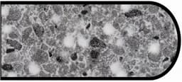 Formica IdealEdge 3518-46 Flint Crystal Etchings Finish Bullnose Edge Molding, 1-1/2" H x 144" L