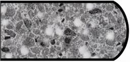 Formica IdealEdge 3518-46 Flint Crystal Etchings Finish Double Radius Edge Molding, 1-1/2" H x 144" L