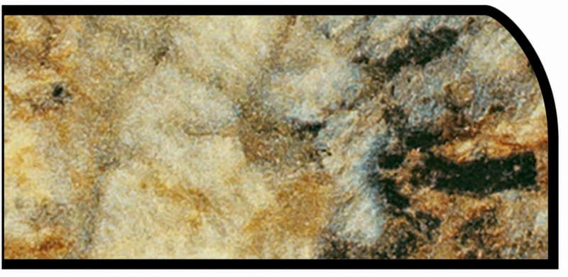 Formica IdealEdge 3465-RD Golden Mascarello Radiance Finish Waterfall Edge Molding, 1-1/2" H x 144" L