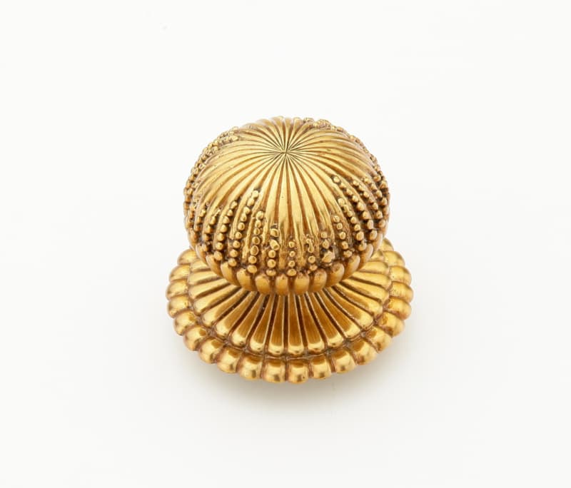 Schaub Sonata Round Knob, 1-1/4" dia, Paris Brass - 969M-PAR