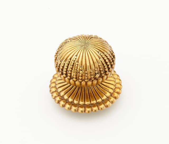 Schaub Sonata Round Knob, 1-1/4" dia, Paris Brass - 969M-PAR