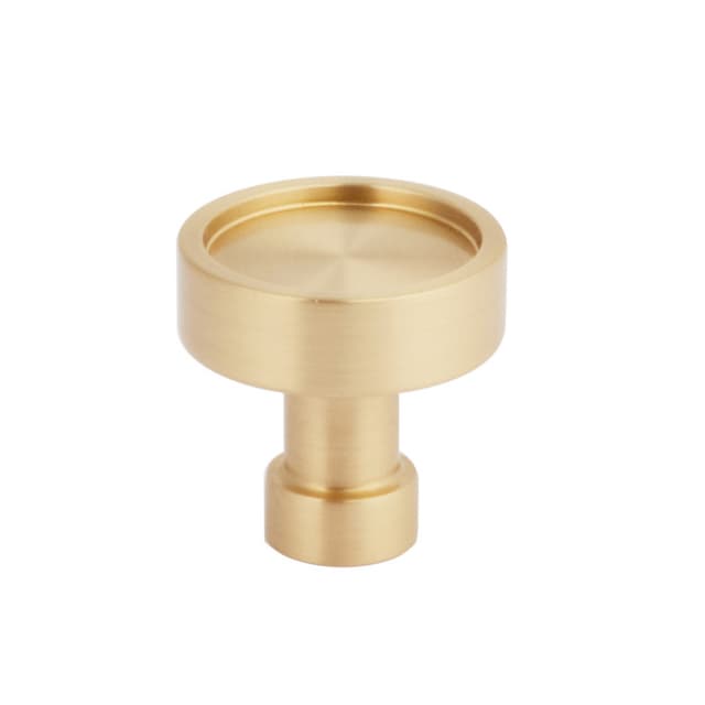 Schaub Noho Round Cabinet Knob, 1-1/4", Satin Brass - 211114-US4