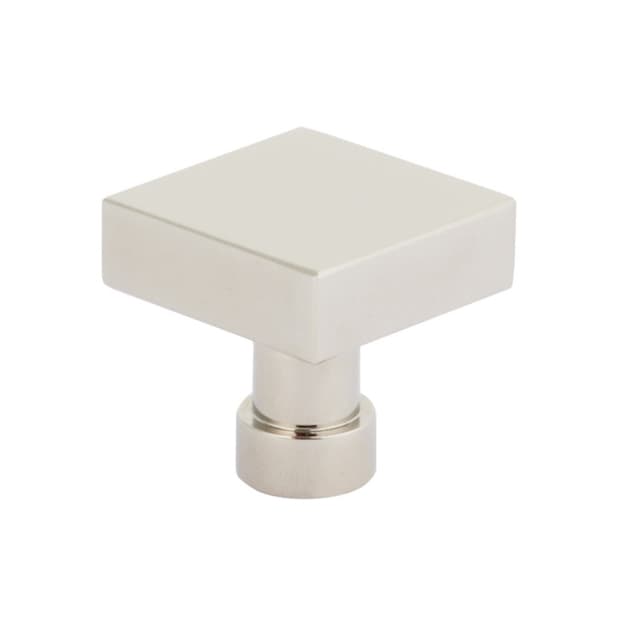 Schaub Noho Square Cabinet Knob, 1-1/4" dia, Polished Nickel - 211115-PN