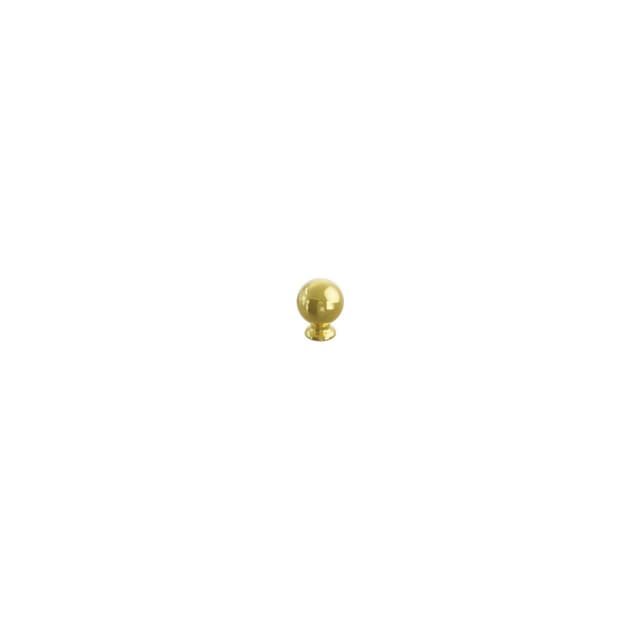 Schaub Avenue Round Cabinet Knob, 1", Unlacquered Brass - 211121-UNBR
