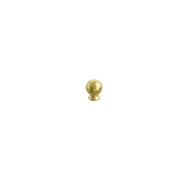 Schaub Avenue Round Cabinet Knob, 1-1/4", Unlacquered Brass - 211122-UNBR