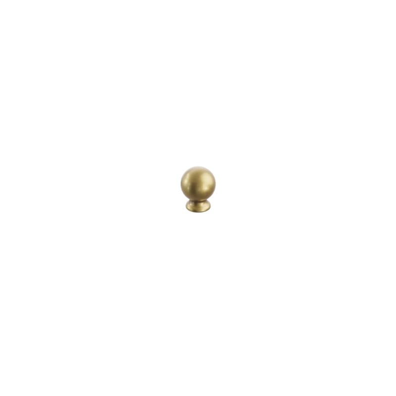 Schaub Avenue Round Cabinet Knob, 1-1/4", Vintage Brass - 211122-VB