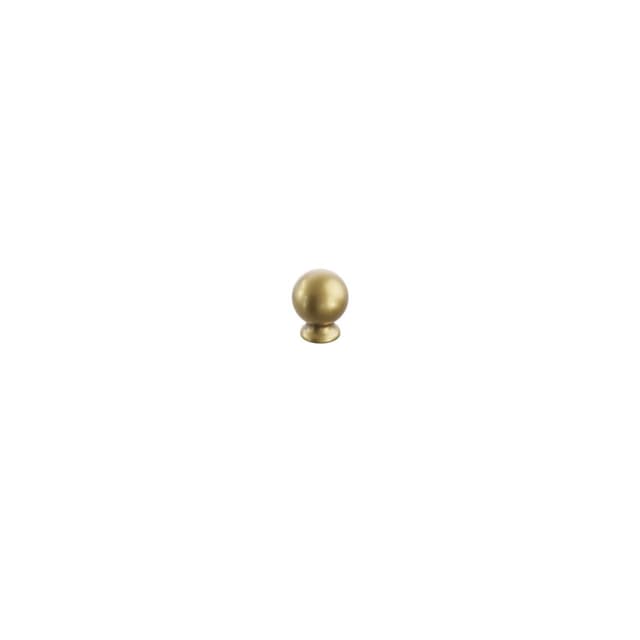 Schaub Avenue Round Cabinet Knob, 1-1/4", Vintage Brass - 211122-VB