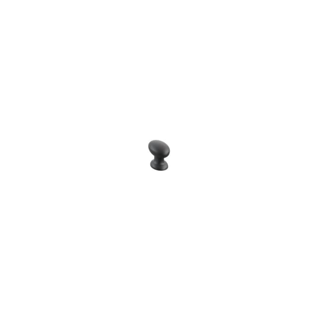 Schaub Avenue Oval Cabinet Knob, 1-1/4", Matte Black - 211123-MB