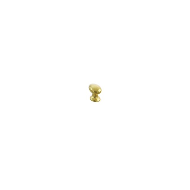 Schaub Avenue Oval Cabinet Knob, 1-1/4", Unlacquered Brass - 211123-UNBR