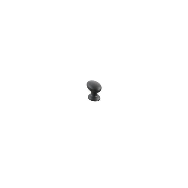 Schaub Avenue Oval Cabinet Knob, 1-3/8", Matte Black - 211124-MB