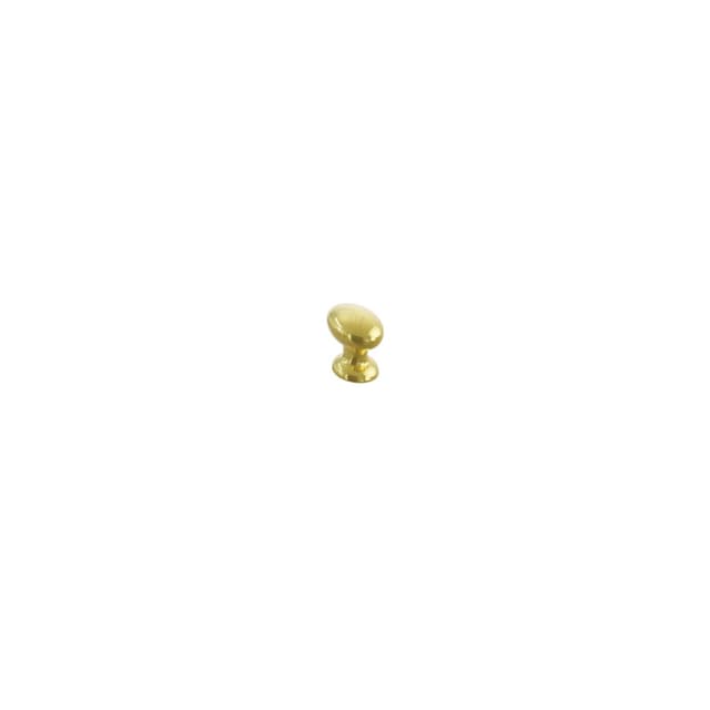 Schaub Avenue Oval Cabinet Knob, 1-3/8", Unlacquered Brass - 211124-UNBR