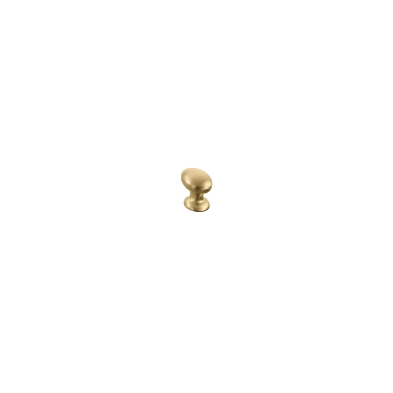 Schaub Avenue Oval Cabinet Knob, 1-3/8", Satin Brass - 211124-US4