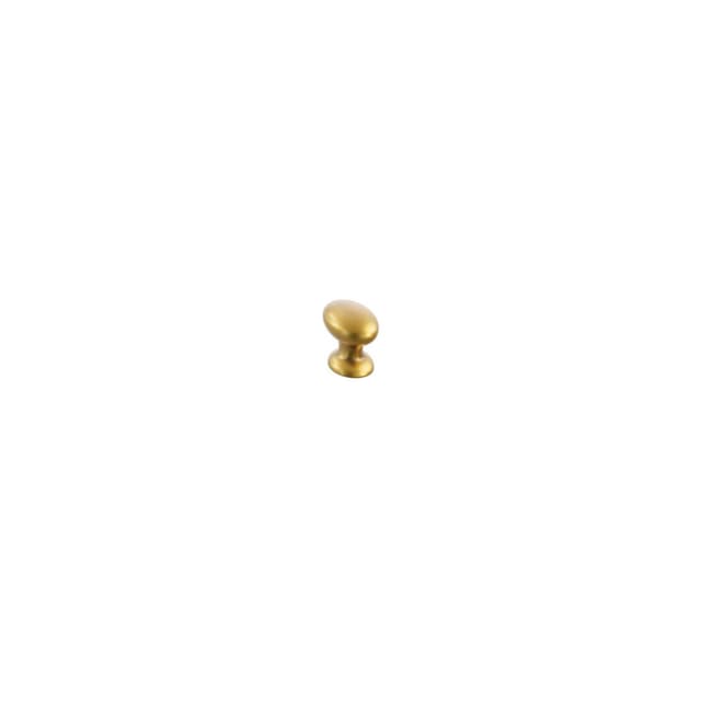 Schaub Avenue Oval Cabinet Knob, 1-3/8", Vintage Brass - 211124-VB