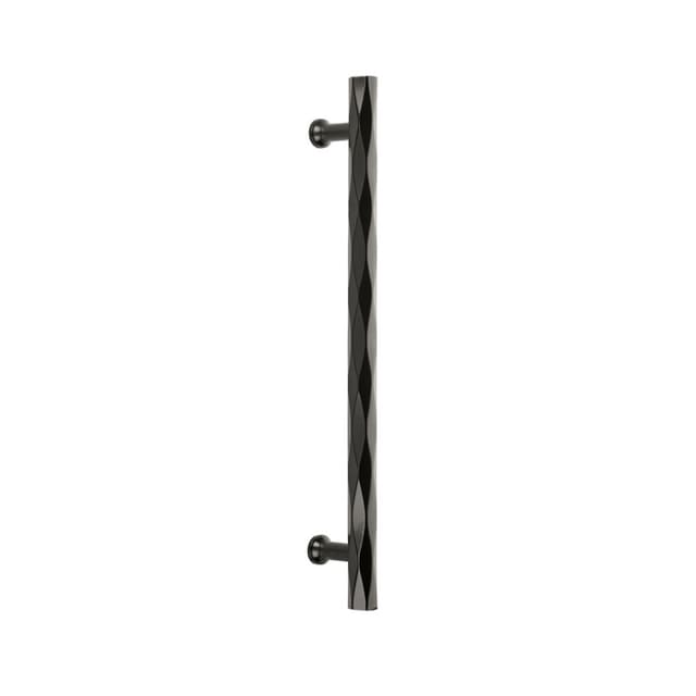 Emtek Art Deco Tribeca Appliance Pull, Glass Shower Door Back to Back, 18", Oil Rubbed Bronze - GBTB87006US10B