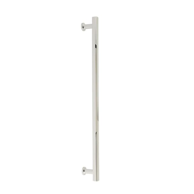 Emtek Urban Modern Freestone Appliance Pull, Glass Shower Door Back to Back, 18", Polished Nickel - GBTB87002US14