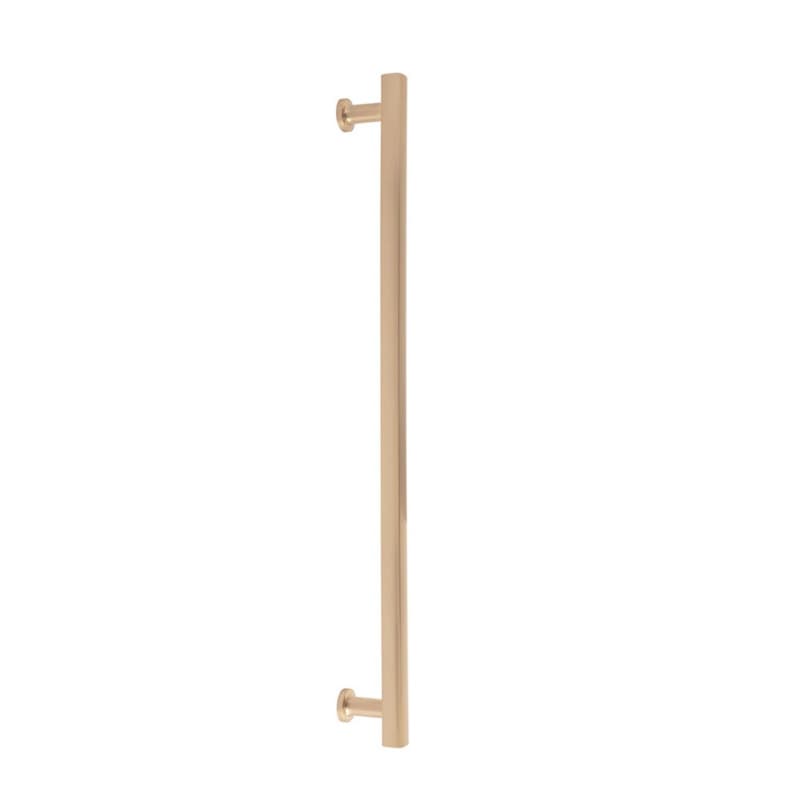 Emtek Urban Modern Freestone Appliance Pull, Glass Shower Door Back to Back, 12", Satin Brass - GBTB87001US4