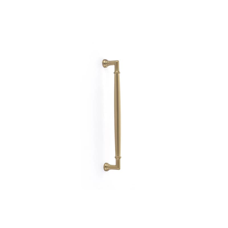 Emtek Transitional Heritage Westwood Appliance Pull, Glass Shower Door Back to Back, 18", Satin Brass - GBTB86913US4