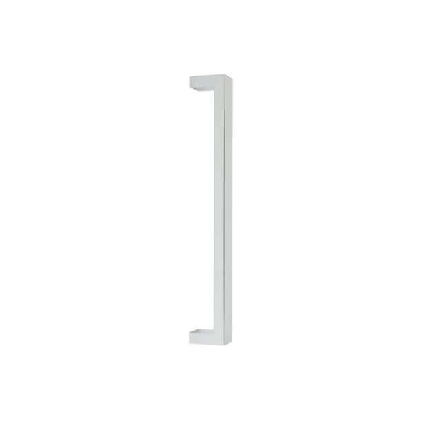 Emtek Modern Rectangular Keaton Appliance Pull, Glass Shower Door Back to Back, 18", Polished Nickel - GBTB86722US14
