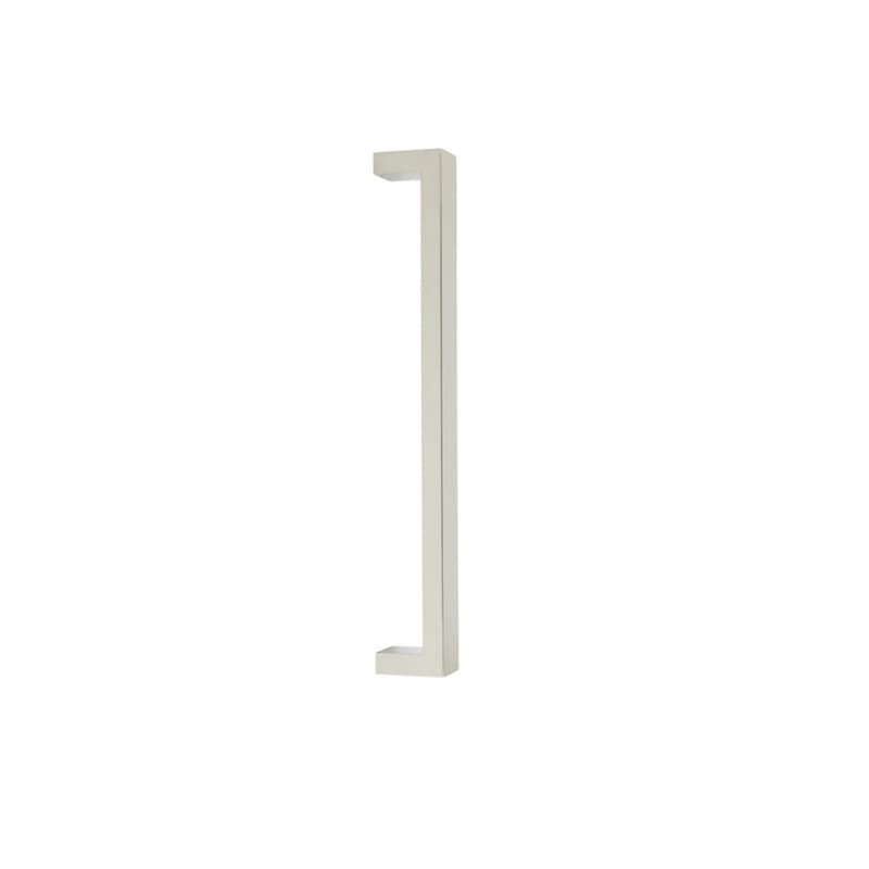 Emtek Modern Rectangular Keaton Appliance Pull, Glass Shower Door Back to Back, 18", Polished Chrome - GBTB86722US26