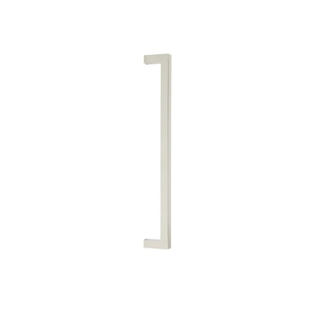 Emtek Modern Rectangular Warwick Appliance Pull, Glass Shower Door Back to Back, 18", Polished Chrome - GBTB86712US26