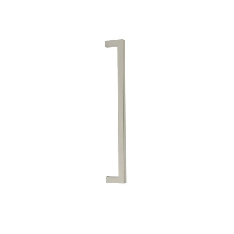 Emtek Modern Rectangular Warwick Appliance Pull, Glass Shower Door Back to Back, 18", Satin Nickel - GBTB86712US15