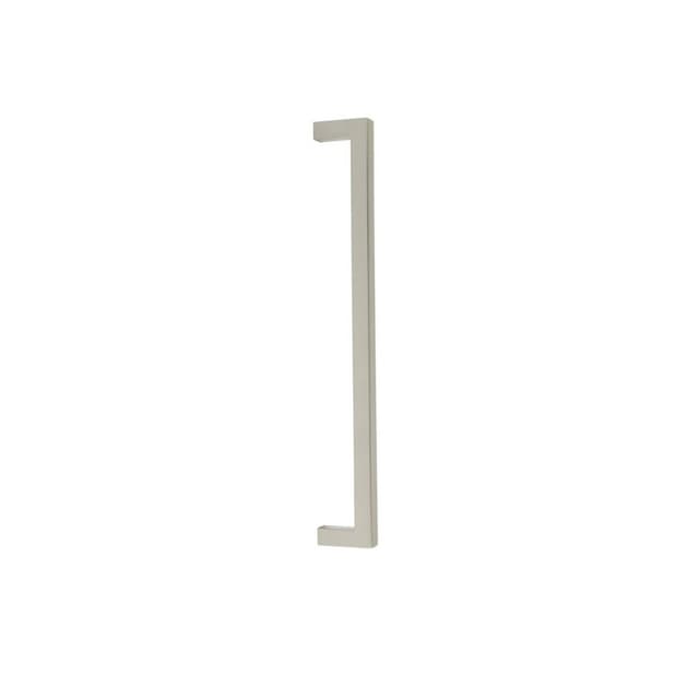 Emtek Modern Rectangular Warwick Appliance Pull, Glass Shower Door Back to Back, 18", Satin Nickel - GBTB86712US15