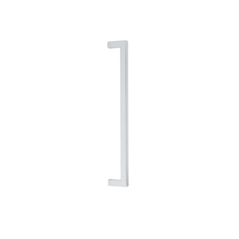 Emtek Modern Rectangular Warwick Appliance Pull, Glass Shower Door Back to Back, 12", Polished Nickel - GBTB86711US14