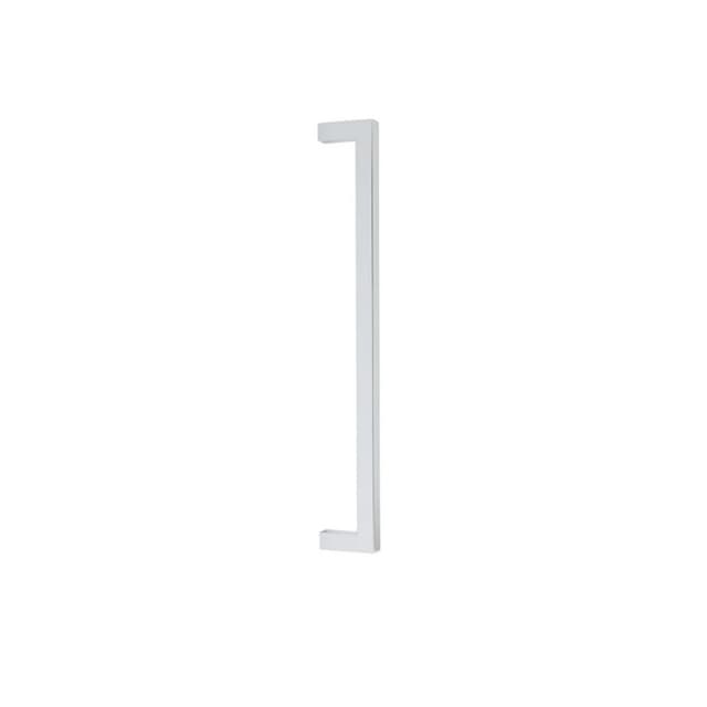 Emtek Modern Rectangular Warwick Appliance Pull, Glass Shower Door Back to Back, 12", Polished Nickel - GBTB86711US14