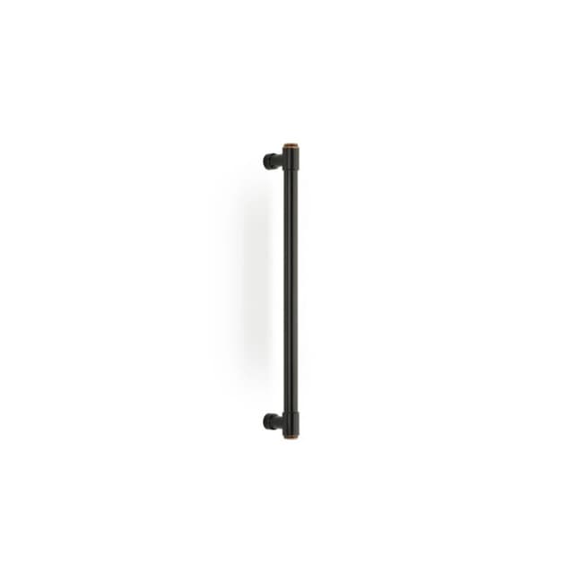 Emtek Industrial Modern Jasper Appliance Pull, Glass Shower Door Back to Back, 18", Oil Rubbed Bronze - GBTB86694US10B