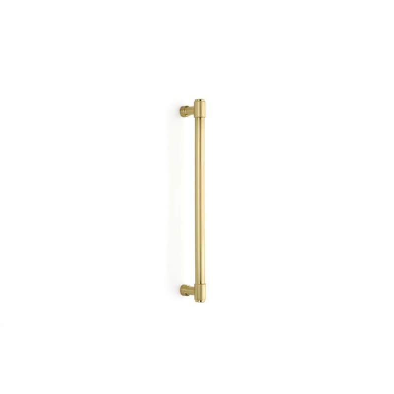 Emtek Industrial Modern Jasper Appliance Pull, Glass Shower Door Back to Back, 18", Satin Brass - GBTB86694US4