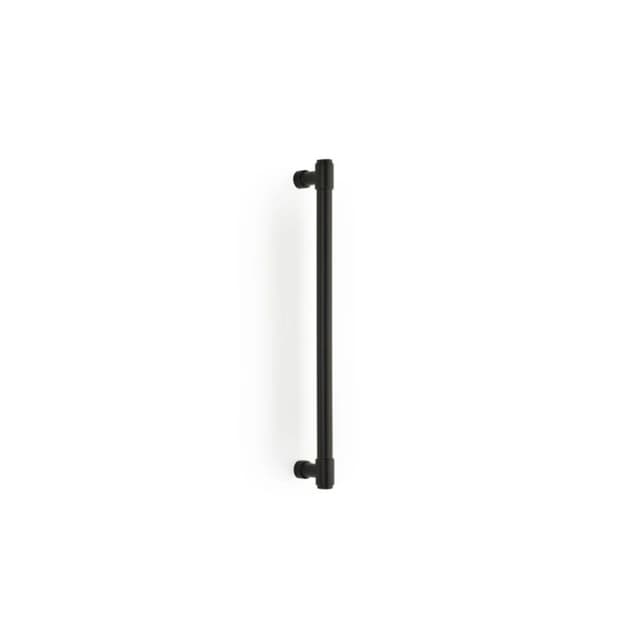 Emtek Industrial Modern Jasper Appliance Pull, Glass Shower Door Back to Back, 12", Flat Black - GBTB86693US19