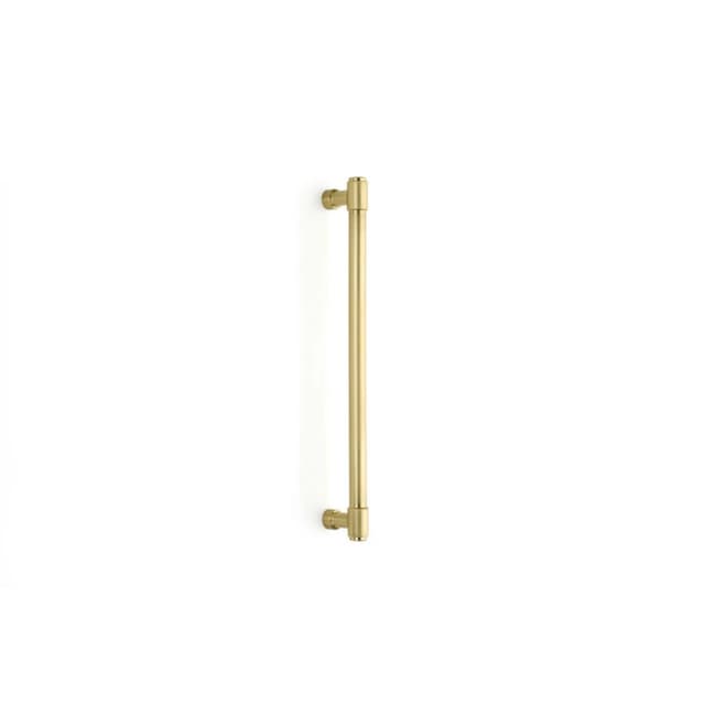 Emtek Industrial Modern Jasper Appliance Pull, Glass Shower Door Back to Back, 12", Satin Brass - GBTB86693US4