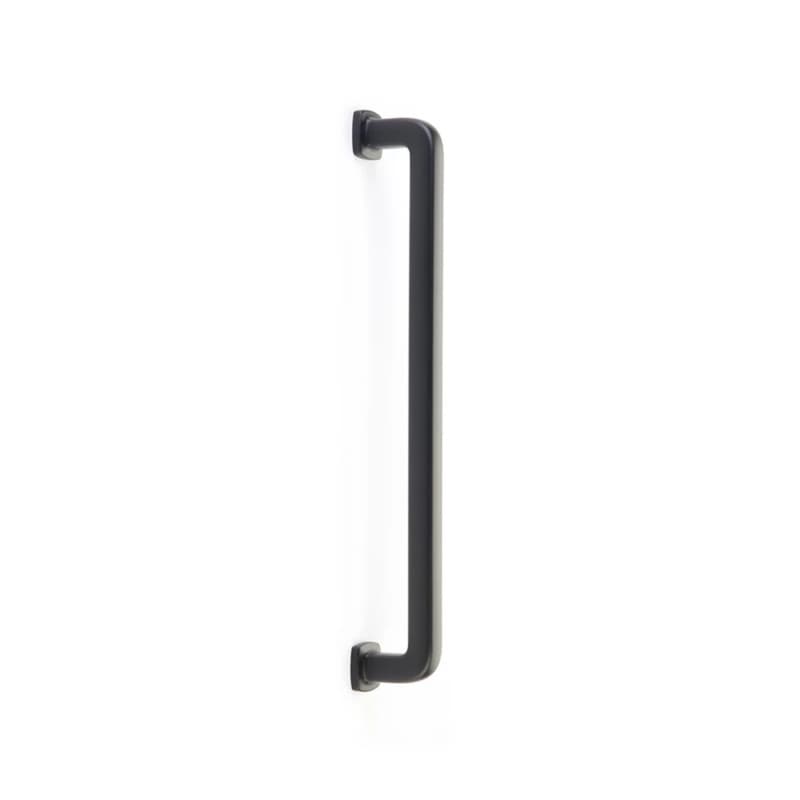 Emtek Timeless Classics Westridge Appliance Pull, Glass Shower Door Back to Back, 18", Flat Black - GBTB86641US19