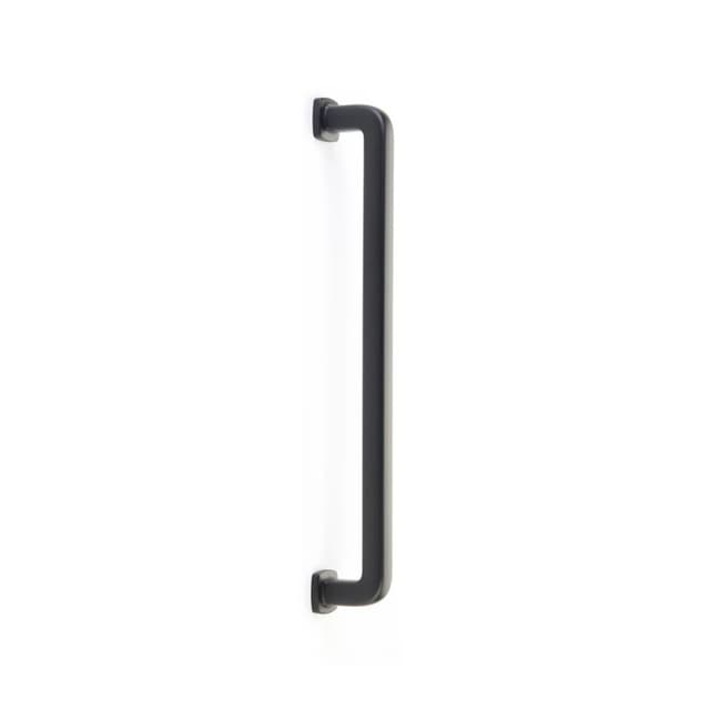 Emtek Timeless Classics Westridge Appliance Pull, Glass Shower Door Back to Back, 12", Flat Black - GBTB86640US19