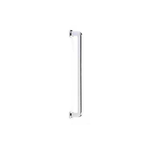 Emtek Timeless Classics Westridge Appliance Pull, Glass Shower Door Back to Back, 12", Polished Chrome - GBTB86640US26