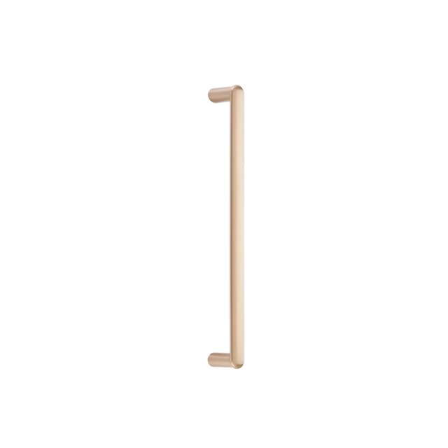 Emtek Habitat Appliance Pull, Glass Shower Door Back to Back, 18", Satin Brass - GBTB86629US4