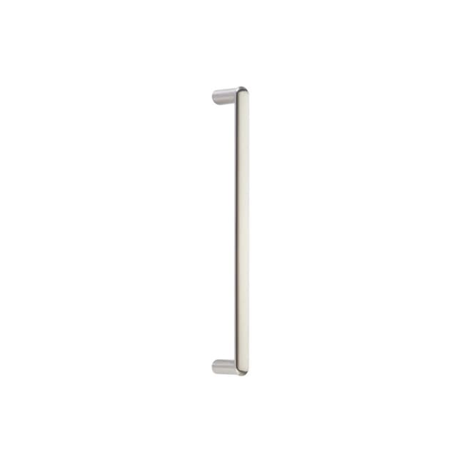 Emtek Habitat Appliance Pull, Glass Shower Door Back to Back, 18", Satin Nickel - GBTB86629US15